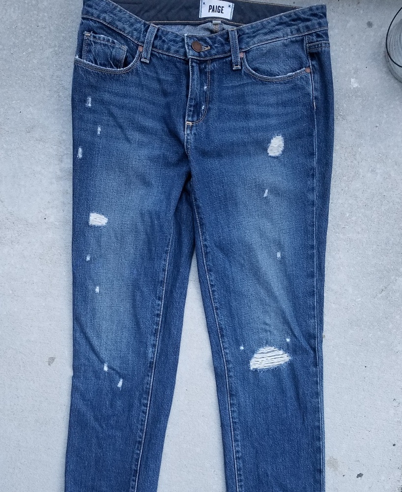 Paige Denim Porter Deconstructed Jeans
